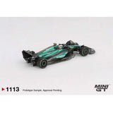 Mini GT 1113 Aston Martin AMR24 #14 Fernando Alonso 2024 F1 Canadian GP
