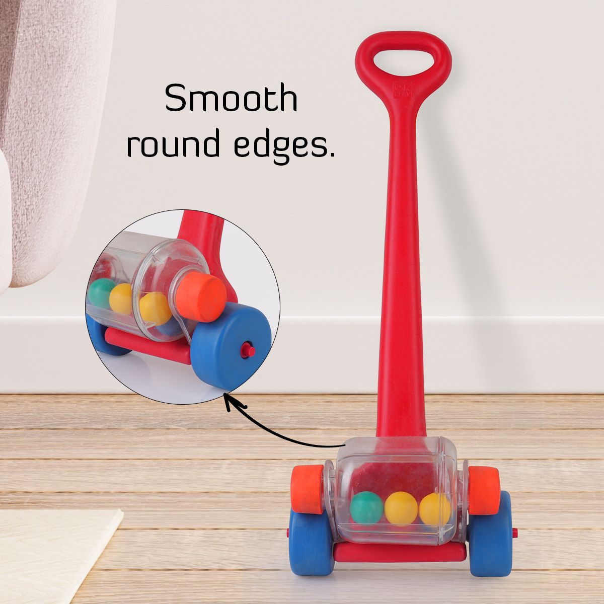 OK Play Push Wheel Red