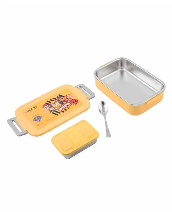 Youp Paw Patrol Tasty Bites Lunch Box with Spoon Yellow