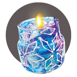 Toy Kraft Glass Painted Mini Candle Jars