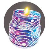 Toy Kraft Glass Painted Mini Candle Jars