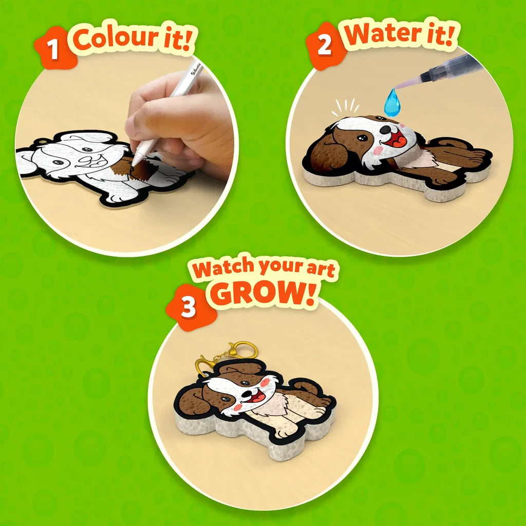 Skillmatics Aqua Puffs: Animal Friends | 3D Art Kit