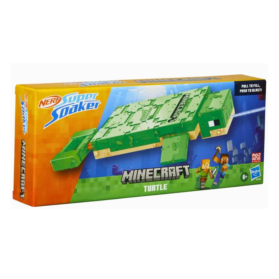Hasbro Nerf Super Soaker Minecraft Turtle Water Blaster
