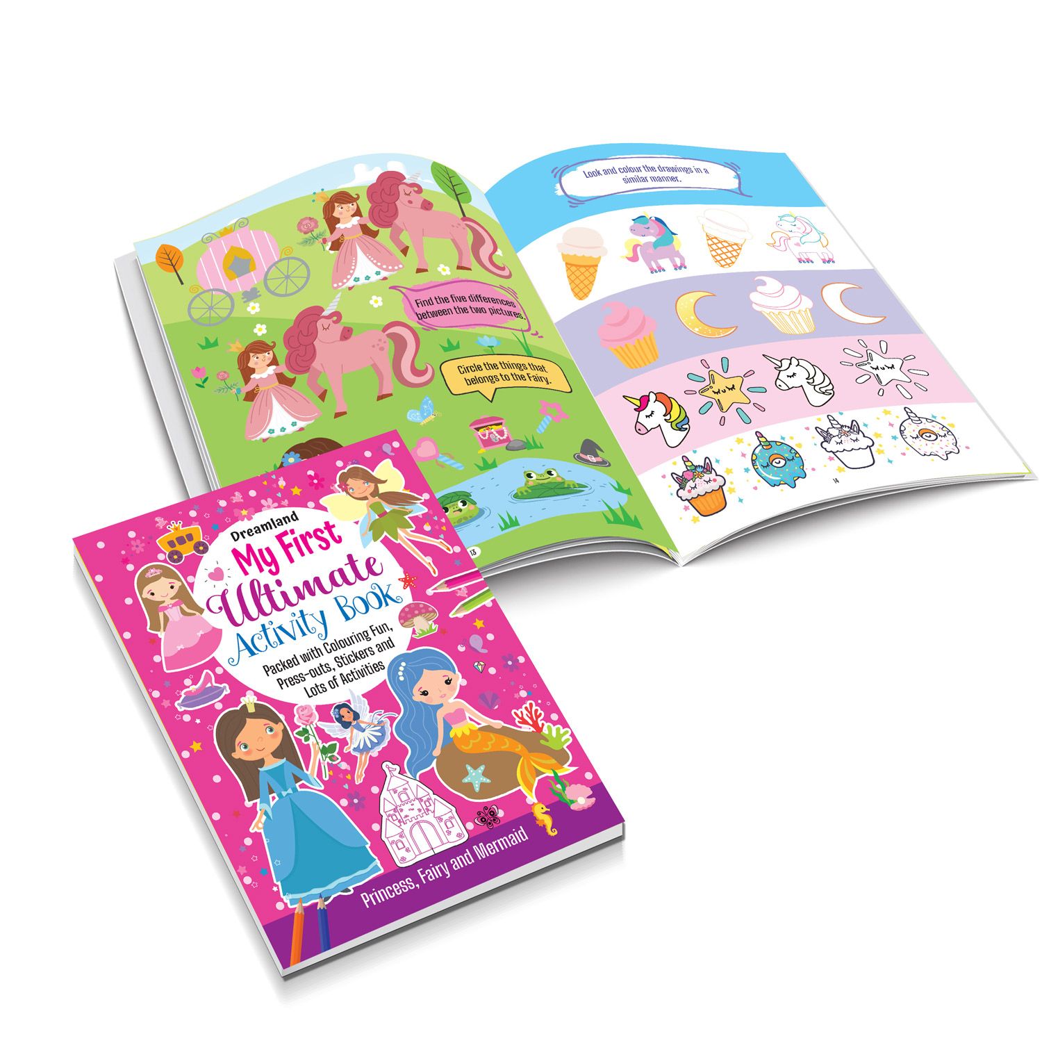 Dreamland Publications - My First Ultimate Activity Set-  Princess, Fairies and Mermaid