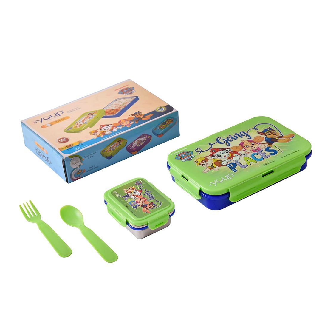 Youp Paw Patrol Ryder Lunch Box 450 ml (Green Blue)