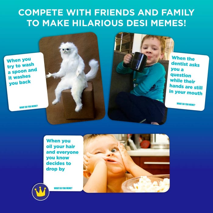 What Do You Meme? Desi Feels - Hilarious Family Party Game