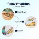 Smartivity High-Speed Race Car Track - in use