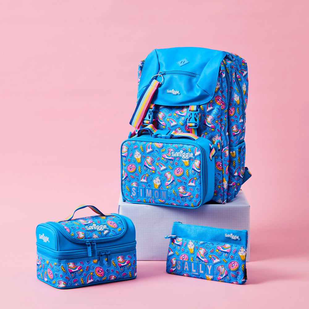 Smiggle Bright Side Square Lunch Box