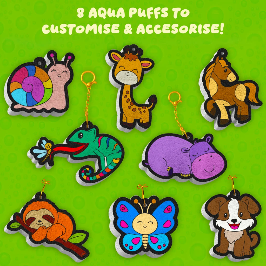 Skillmatics Aqua Puffs: Animal Friends | 3D Art Kit