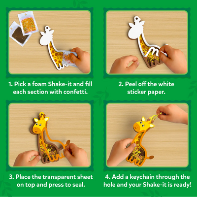 Skillmatics Shake-its: Amazing Animals