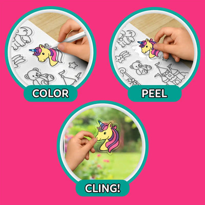 Skillmatics Color Clingz: Unicorns & Princesses