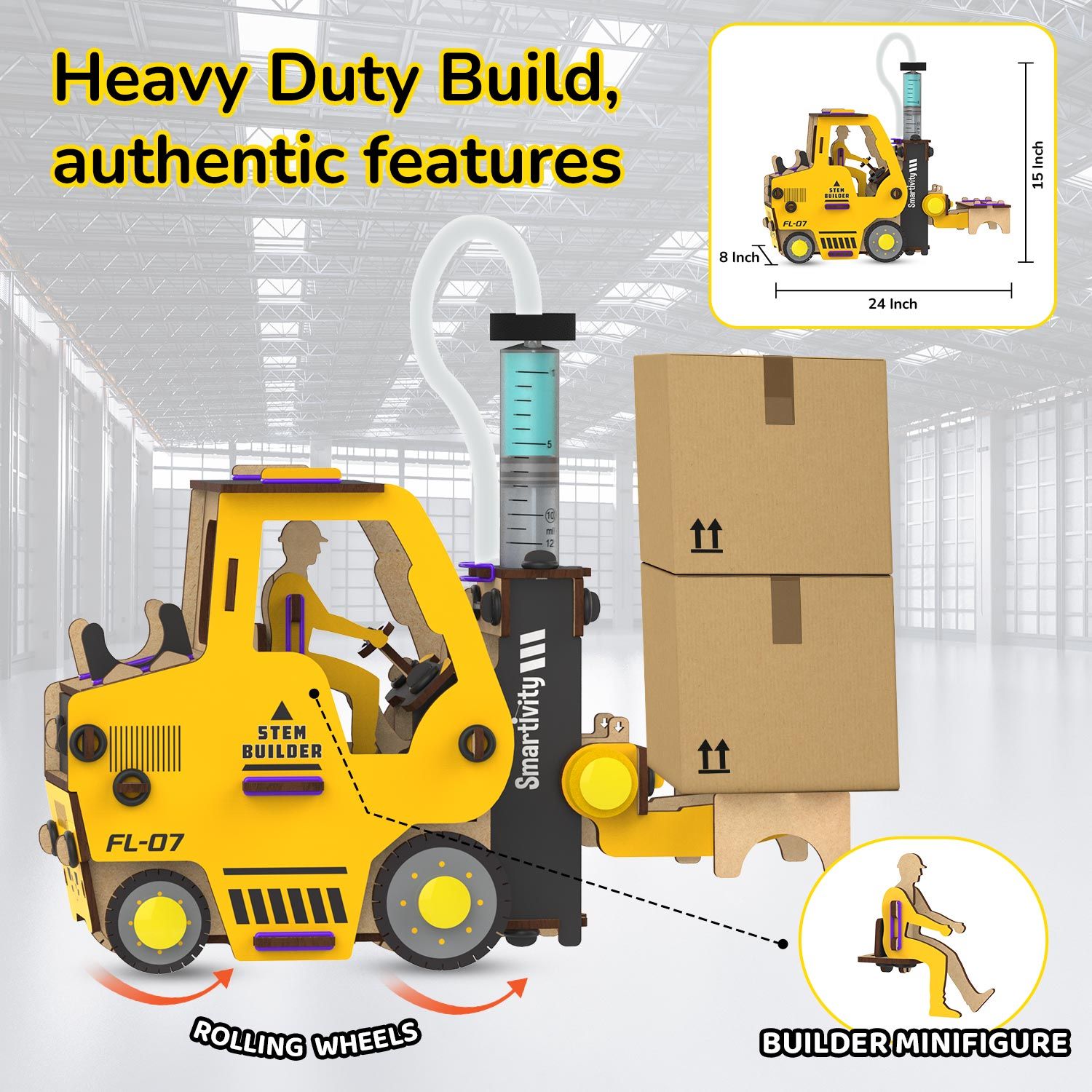 Smartivity Hydraulic Forklift