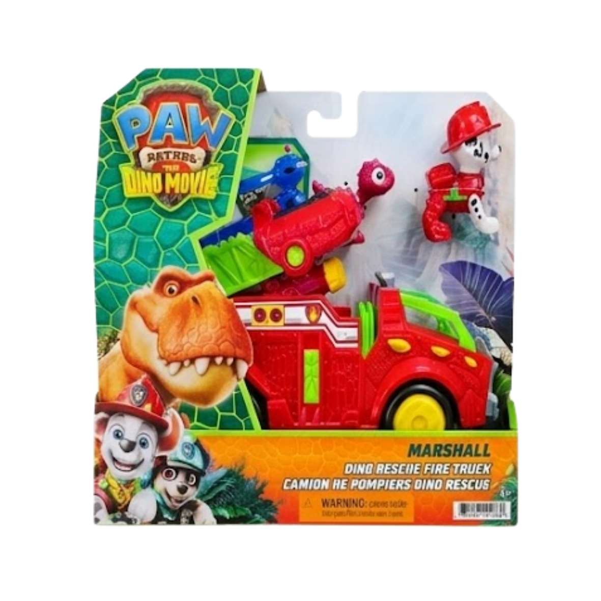 Paw Patrol The Dino Movie Marshall Dino Rescue Firetruck