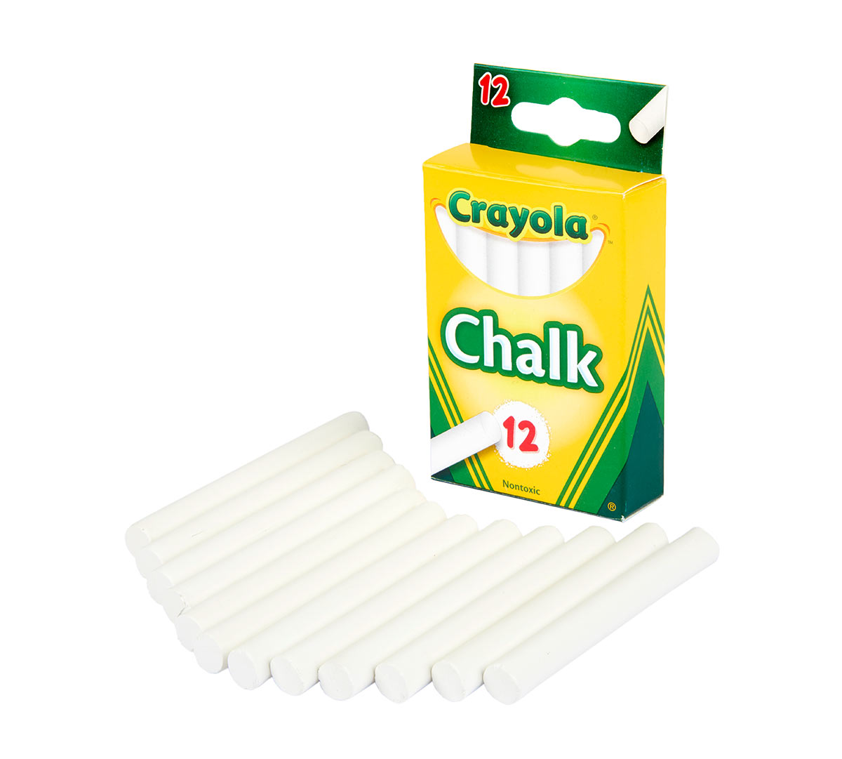 Crayola White Chalk, 12 Count