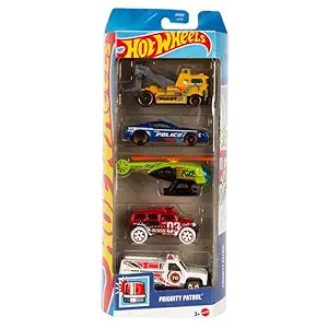 Hot Wheels Car 2026 Priority Patrol Pack of 5
