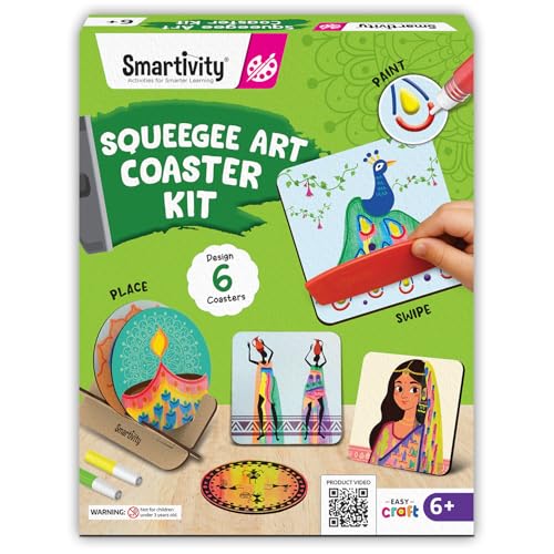 Smartivity Squeegee Art Coaster - box