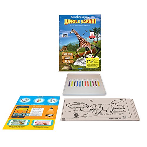 Smartivity Edge Jungle Safari - colouring sheets
