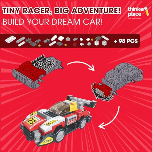 ThinkerPlace Super Racing Car Red Star - parts