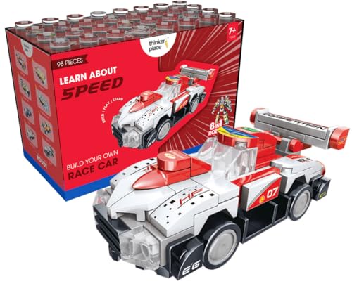 ThinkerPlace Super Racing Car White Star - built model