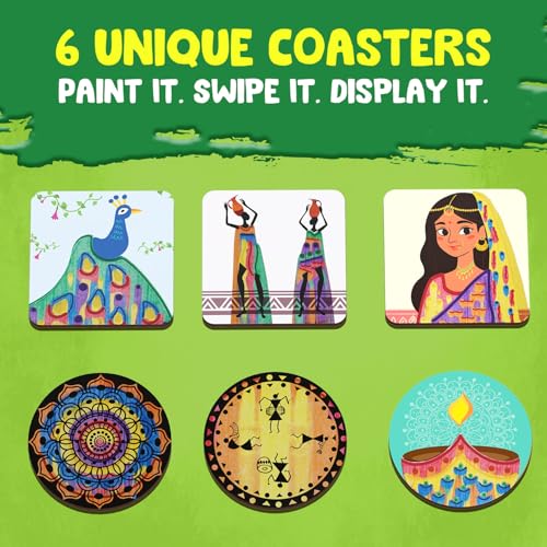 Smartivity Squeegee Art Coaster - coasters