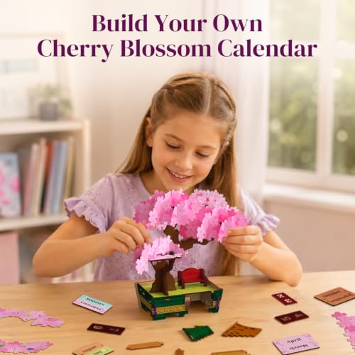 Smartivity Cherry Blossom Tree Building Craft Kit - calendar