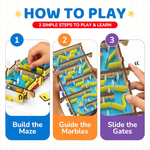 Smartivity Slide Maze - in use