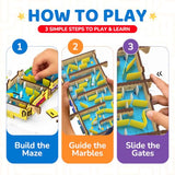 Smartivity Slide Maze - in use