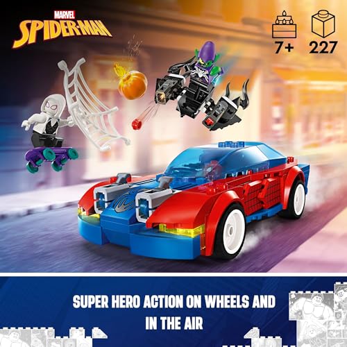 LEGO Spider-Man Race Car & Green Goblin - build detail