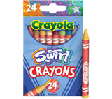 Crayola Swirl Crayons, 24 Count