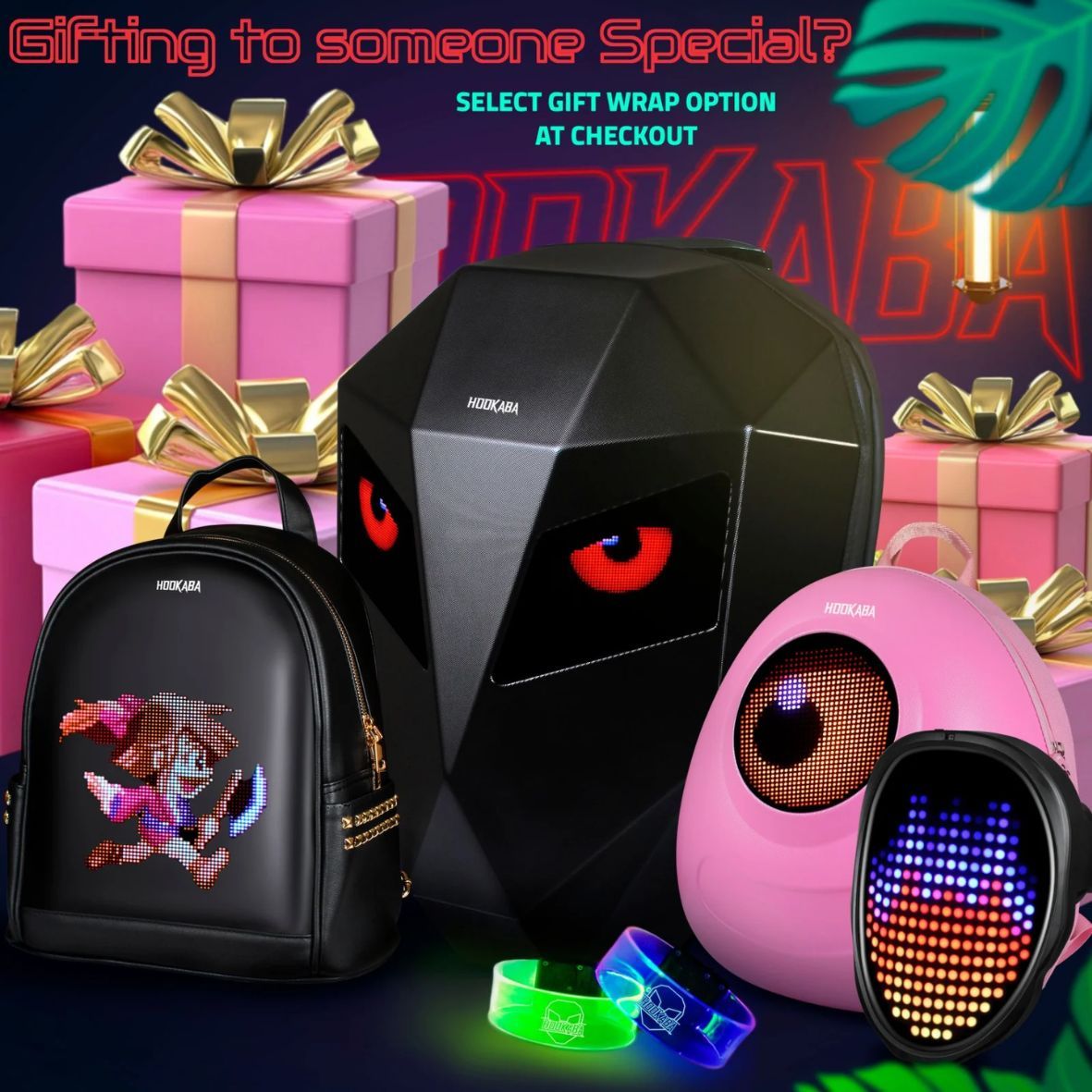 Hookaba Glow Buddy Kids LED Backpack