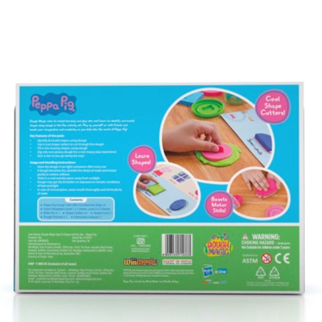 Winmagic Dough Magic Spot & Shape Activity Set – Peppa Pig