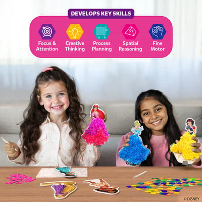 Skillmatics Poke-in Art: Disney Princess | No Mess Art for Kids
