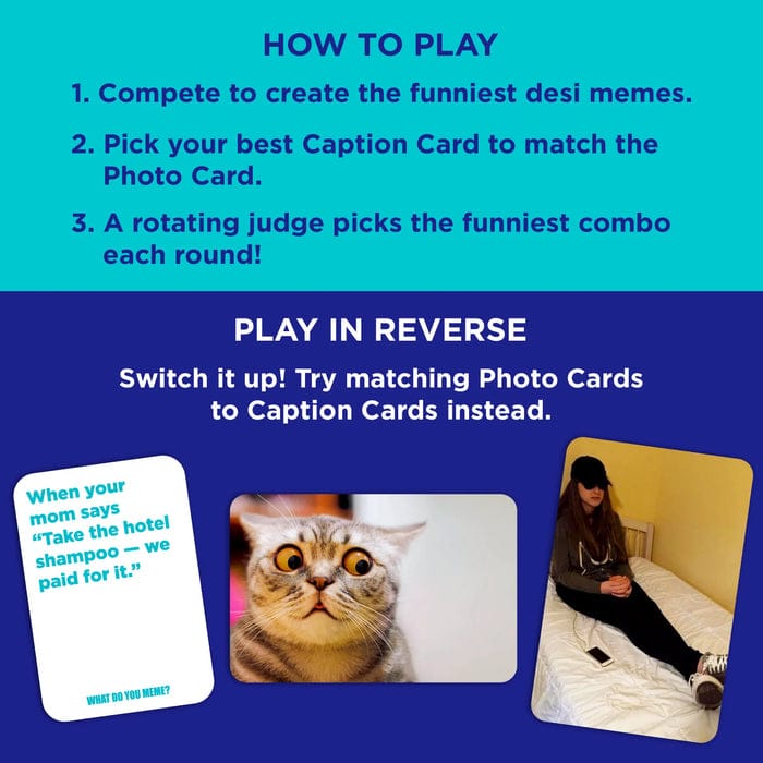 What Do You Meme? Desi Feels - Hilarious Family Party Game