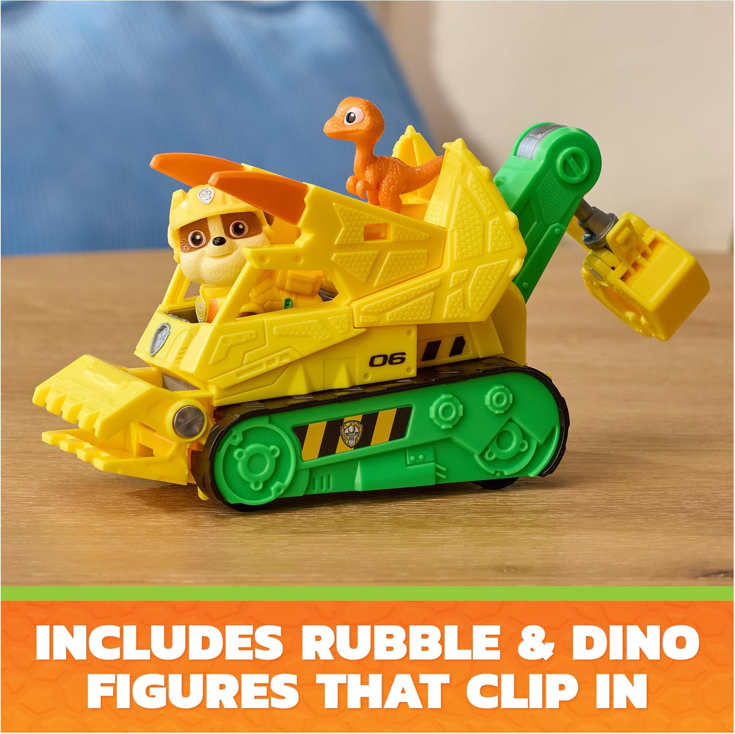 Paw Patrol The Dino Movie Rubble Dino Rescue Bulldozer