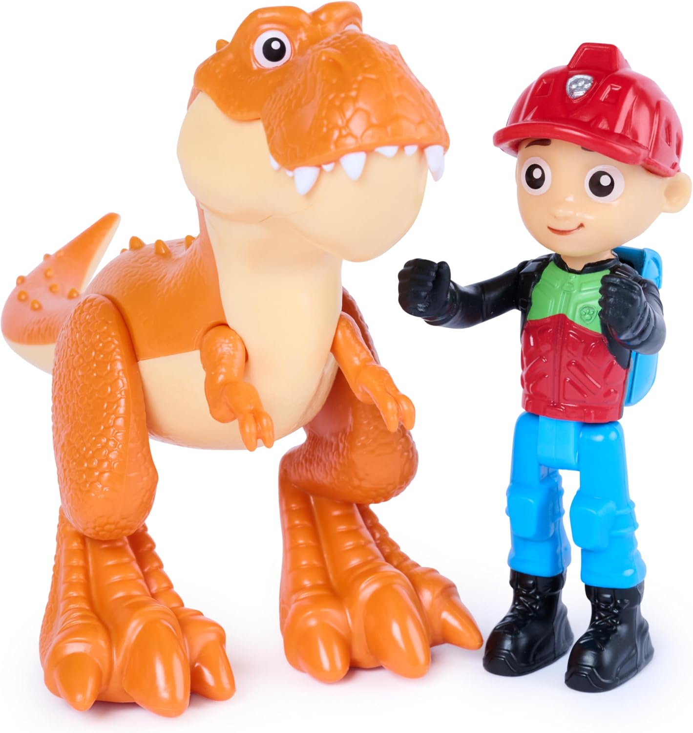 Paw Patrol The Dino Movie Dino Adventure Pack, Collect 6 Action Figures including Ryder, Rex, and Timmy the T-Rex
