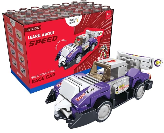ThinkerPlace 8-in-1 Super Racing Car Sharp Peak