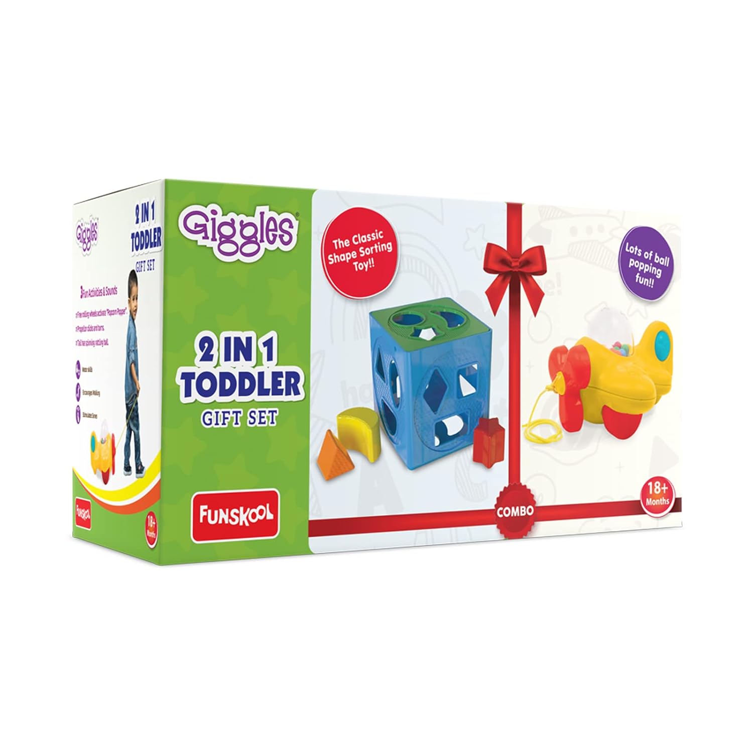 Funskool Giggles - 2 in 1 Toddler Multicolour Giftset