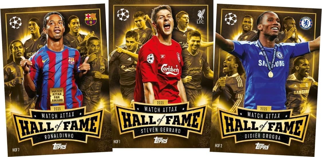 Topps UEFA Champions League Match Attax 25/26 Trading and Collectible Card Game 18 Cards Pack