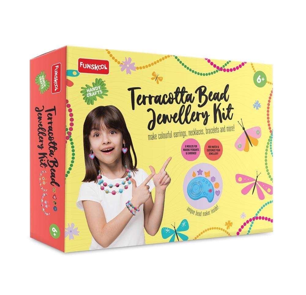 Funskool Handycrafts Terracota Bead Jewellery Kit