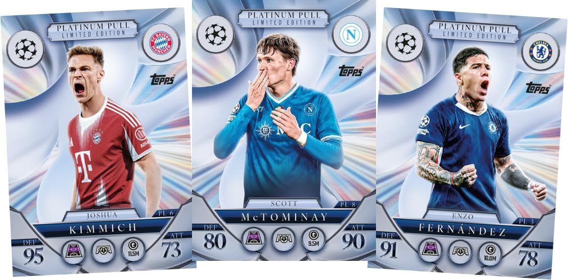 Topps UEFA Champions League Match Attax 25/26 Trading and Collectible Card Game 18 Cards Pack