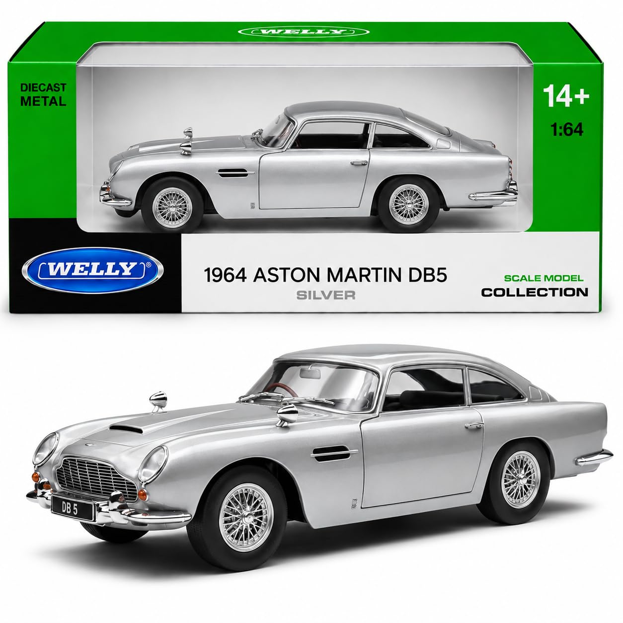 Welly: 1964 Aston Martin DB5 - Silver