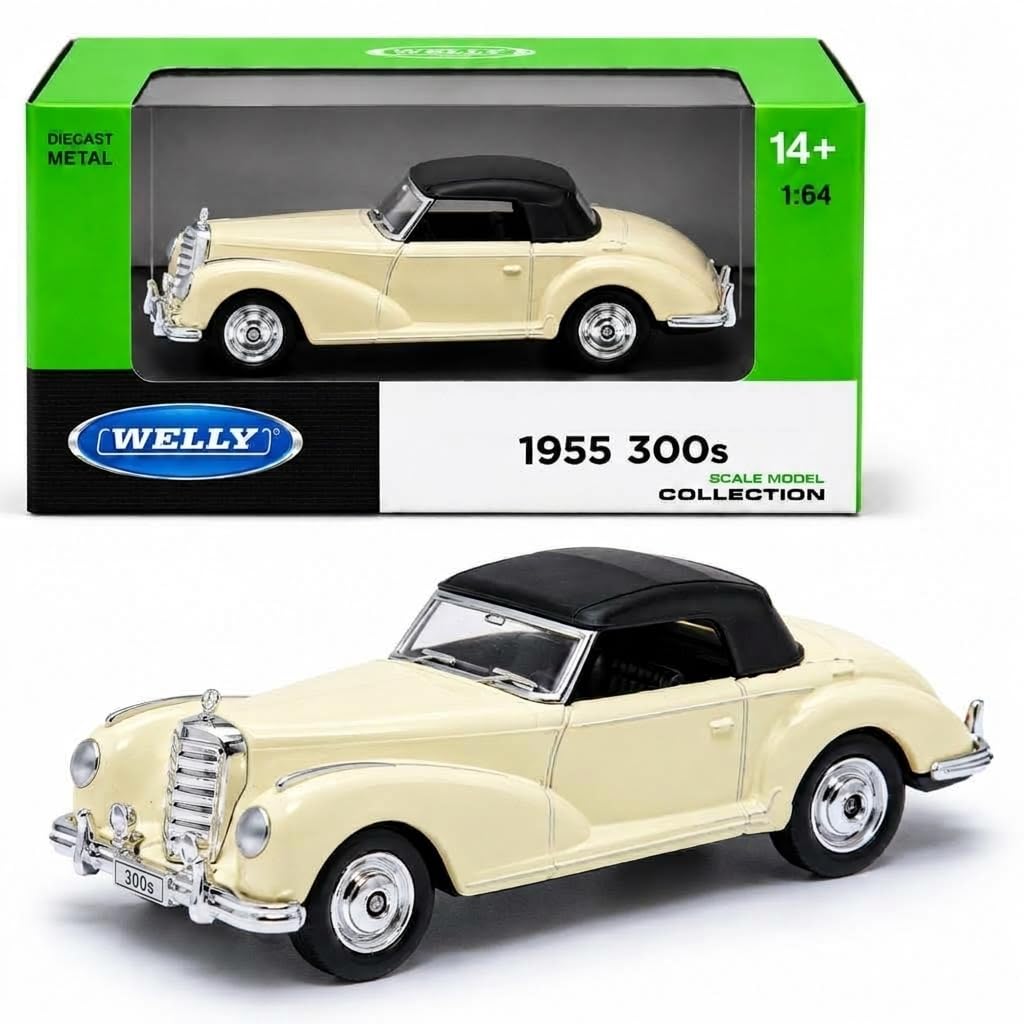 Welly: Mercedes-Benz 1955 300s - Yellow