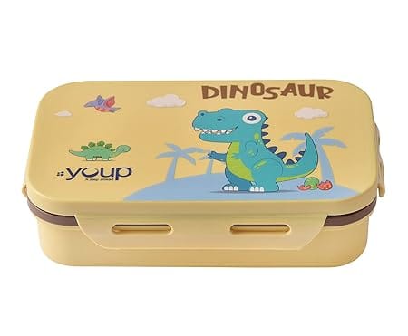 Youp Interval Dinisaur Lunch Box (Yellow)