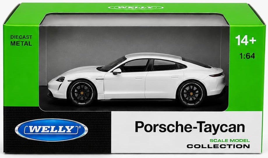 Welly: Porsche Taycan Turbo S - White