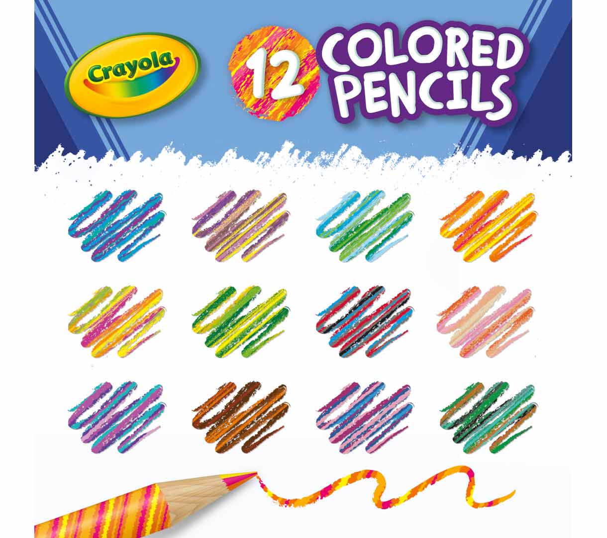 Crayola Swirl Colored Pencils, 12 Count