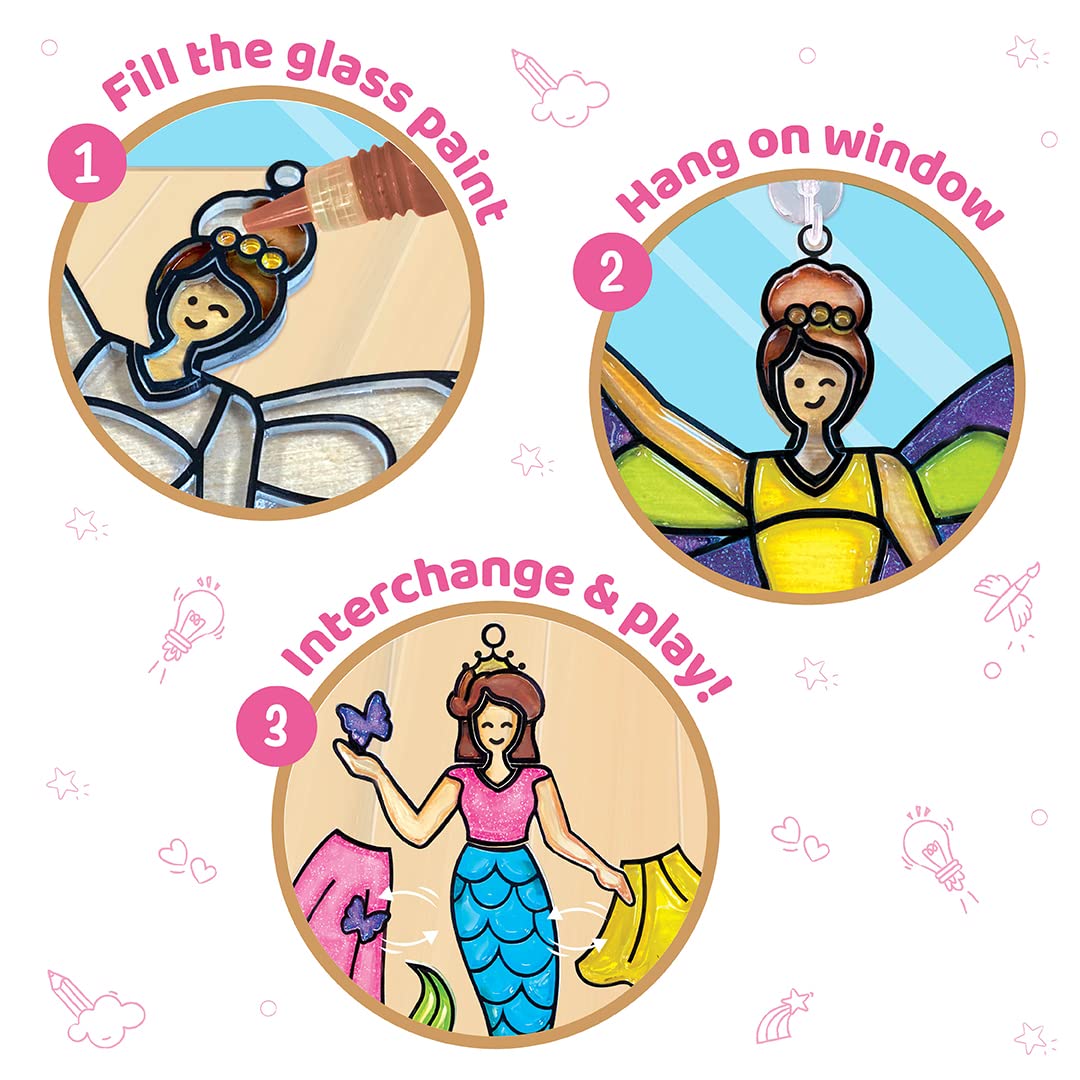 Imagimake Window Art Princess 16 Pieces