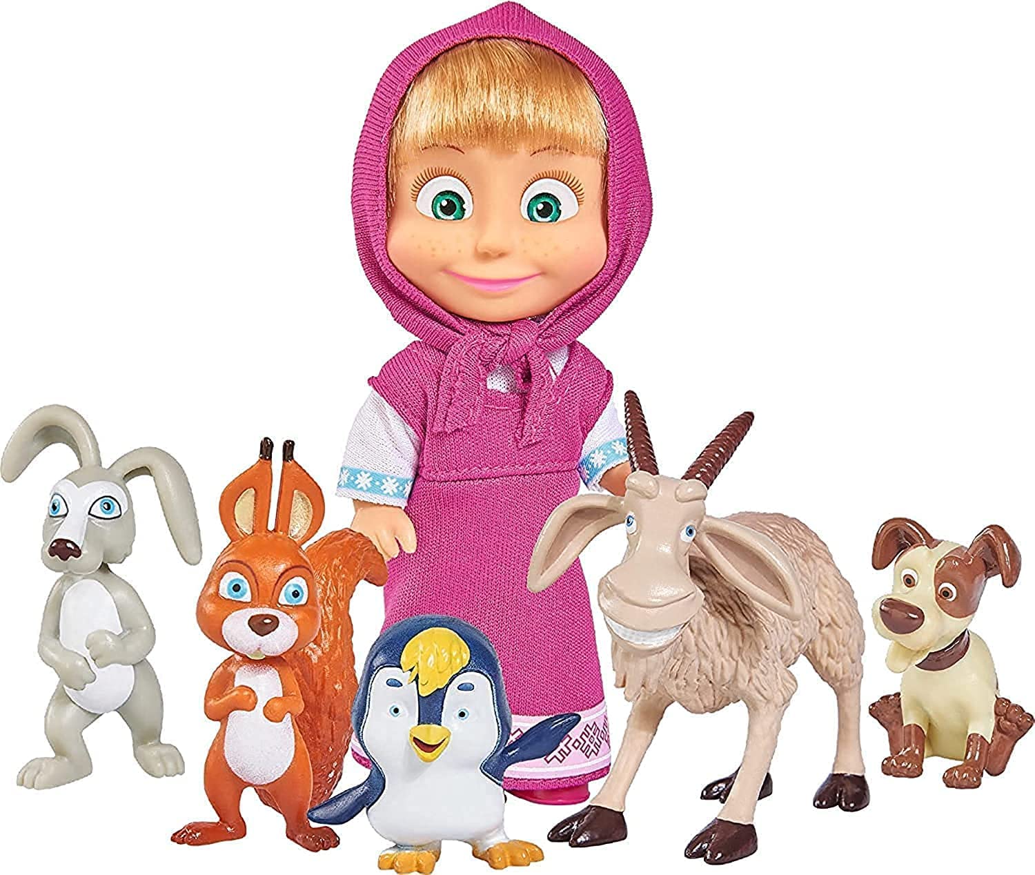 Simba Masha and the Bear Masha and Her Animal Friends Play Set