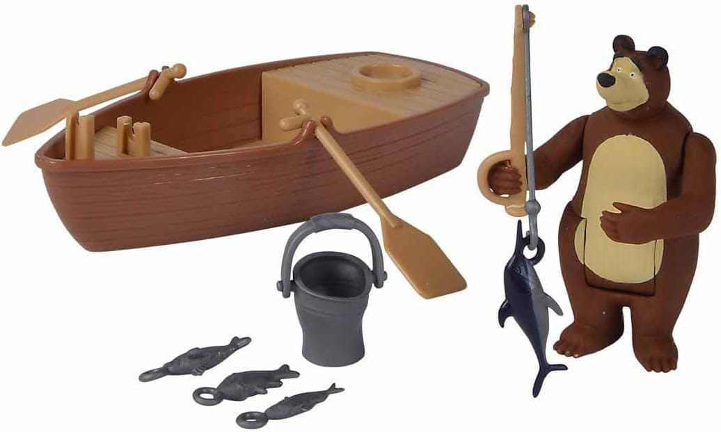 Simba Masha and The Bear Fishing Set