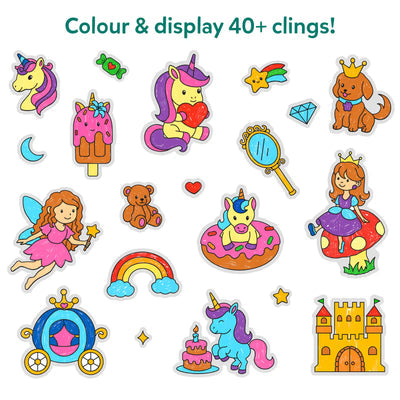 Skillmatics Color Clingz: Unicorns & Princesses