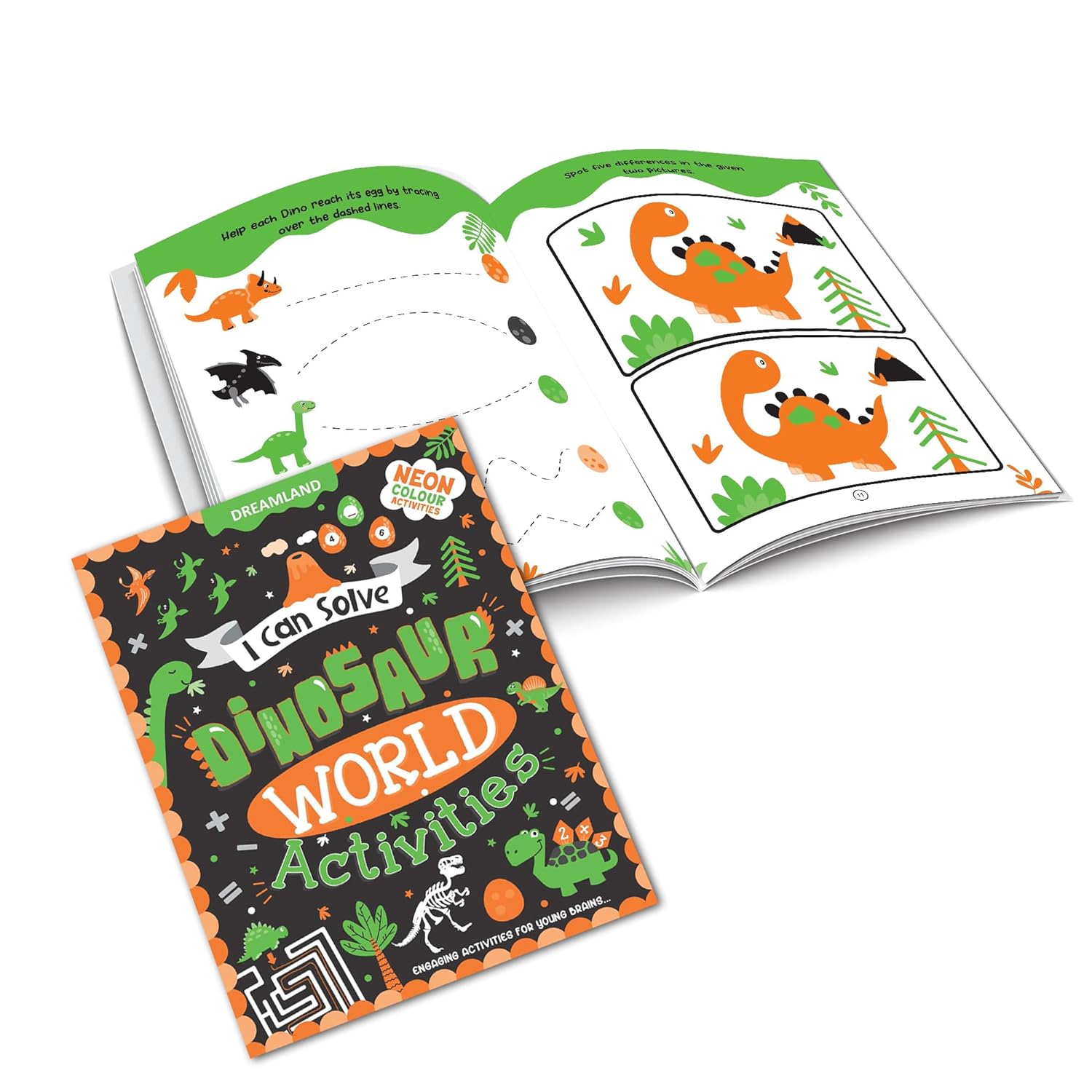 Dreamland Publications - I can Solve Dinosaur World Activities